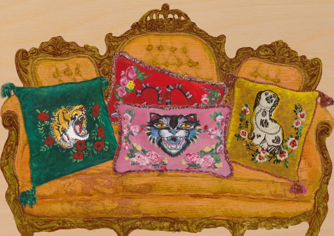 gucci cushions