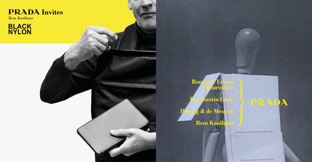 prada invites shoulder bag