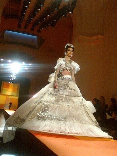 jean paul gaultier wedding dress
