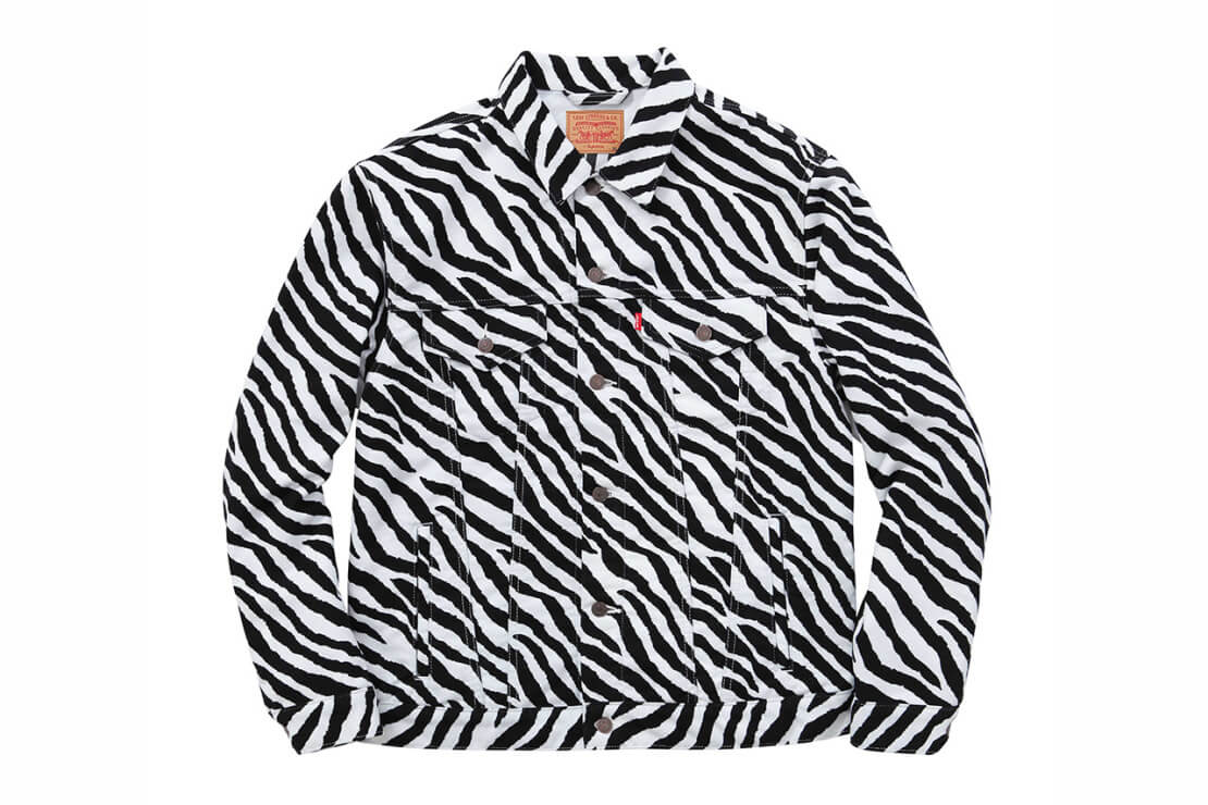 supreme zebra jacket