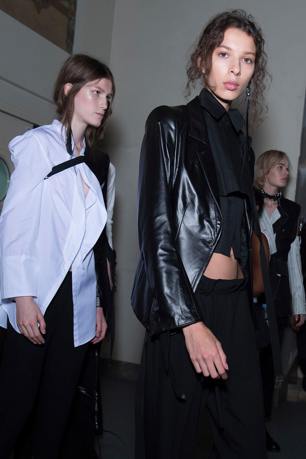 ann demeulemeester leather pants