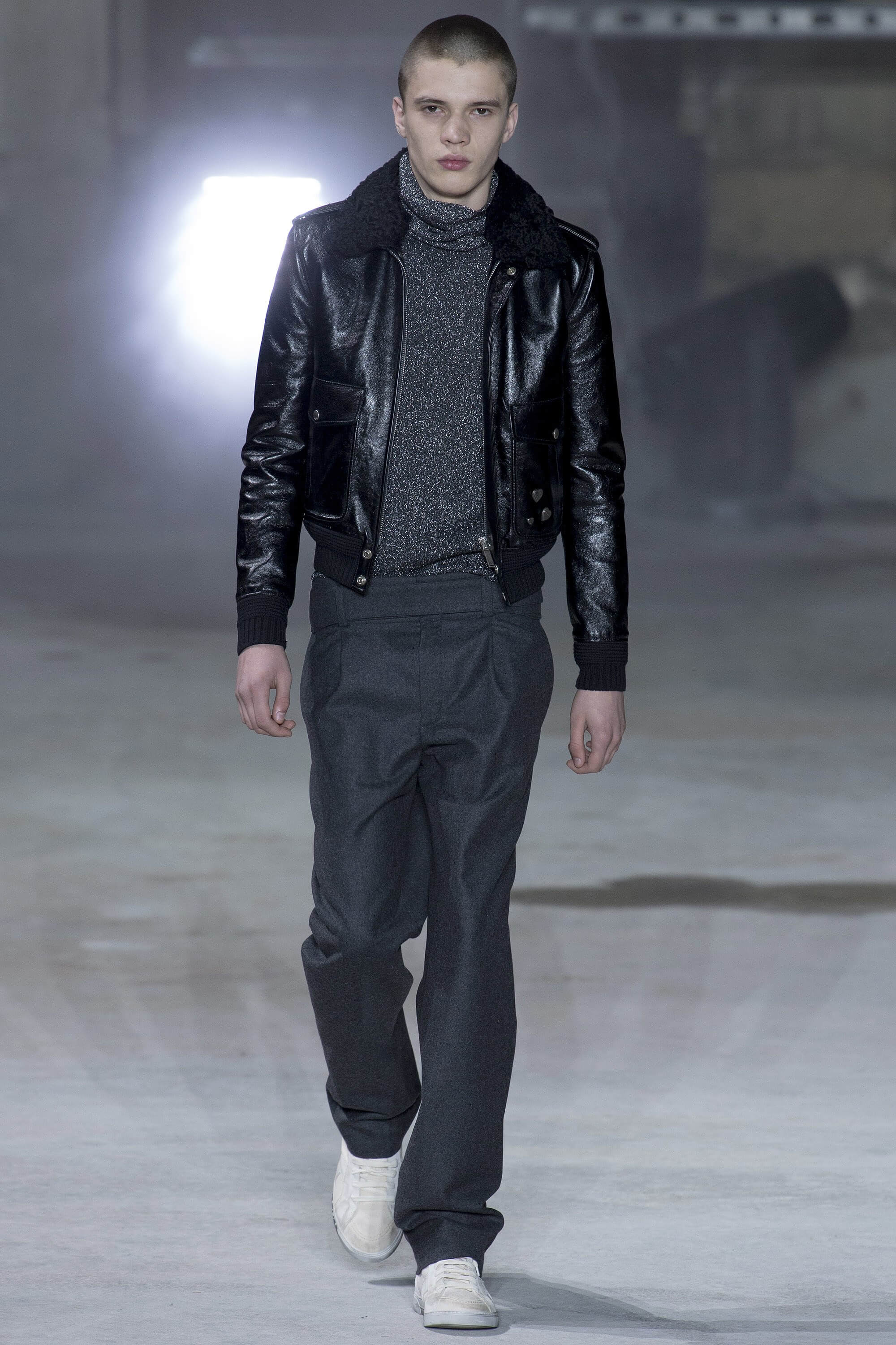 saint laurent mens leather jacket