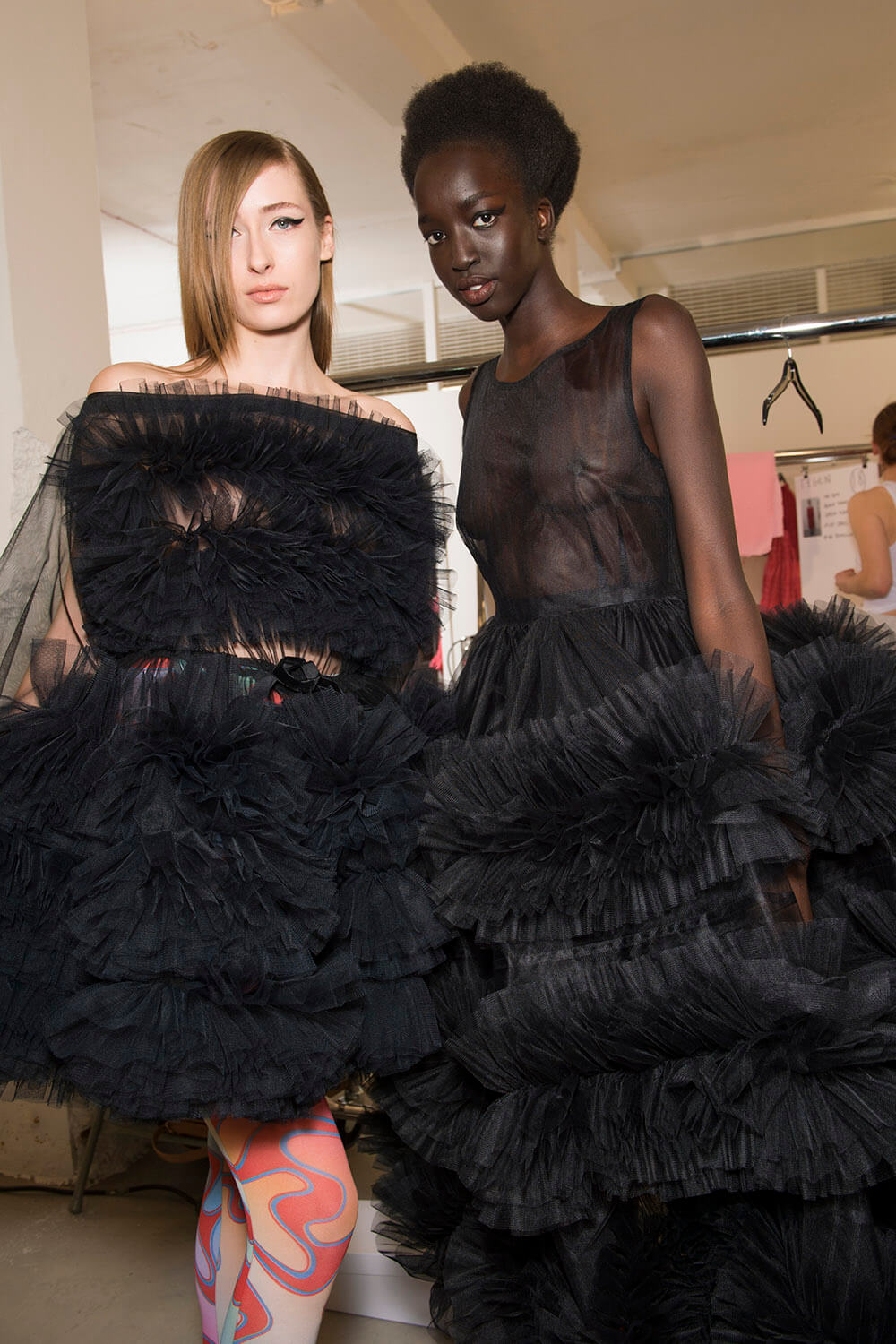 molly goddard black dress