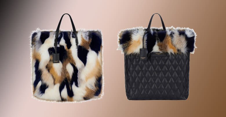 givenchy fur clutch
