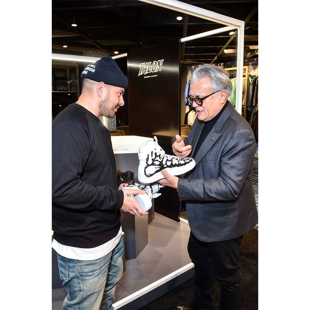 Ten Meets Giuseppe Zanotti at the 