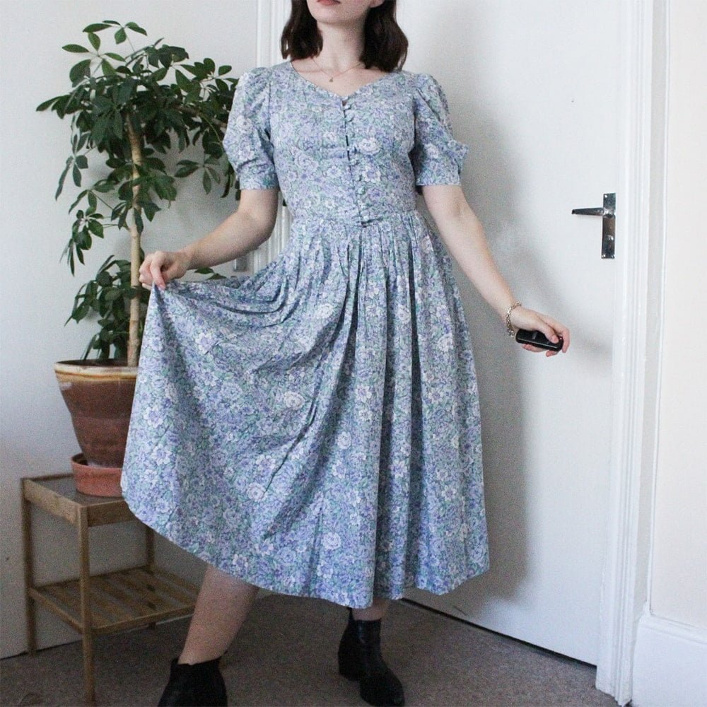 laura ashley prairie dress