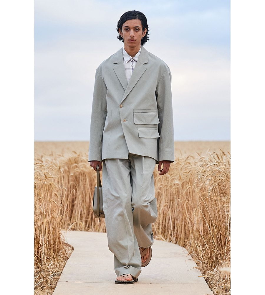 Derrida, asymmetrical dresses, and a wheat field: Deconstructing the Jacquemus  Spring 2021 collection